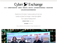 Tablet Screenshot of cyberexchangeonline.com